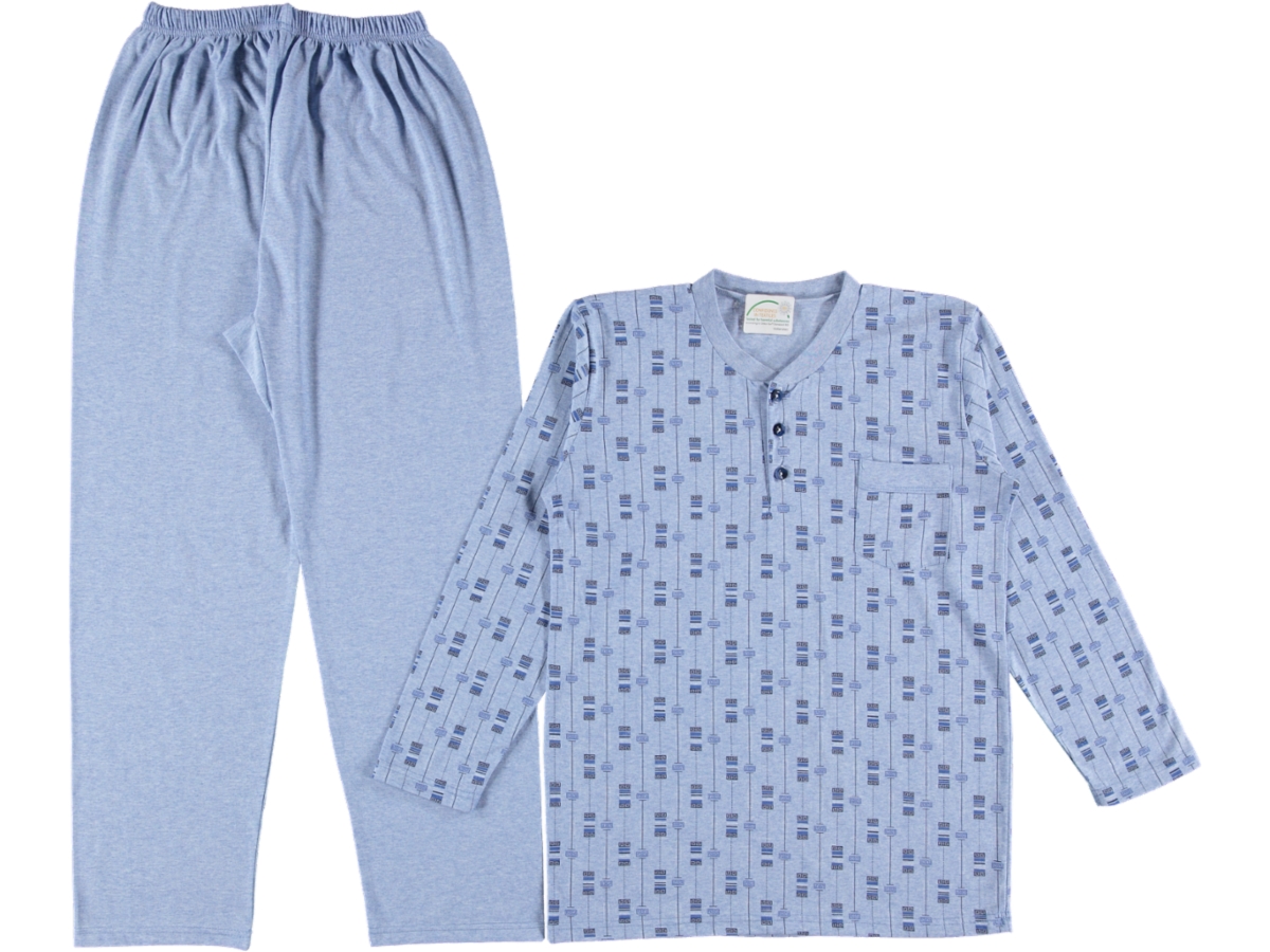 4'lı Yazlık Üç Düğme Erkek Pijama Takımı 104151