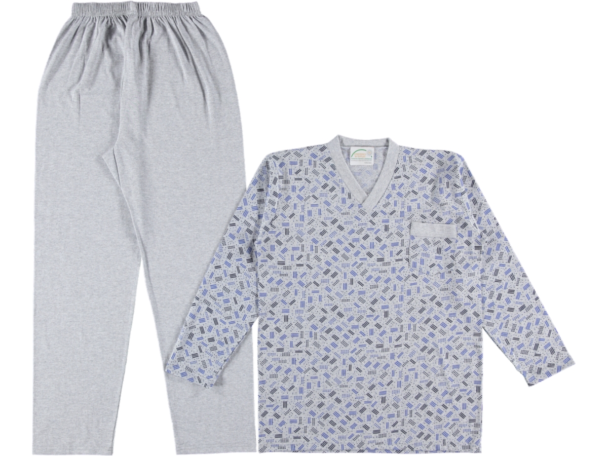 4'lı Yazlık Erkek V Yaka Pijama Takımı 104152