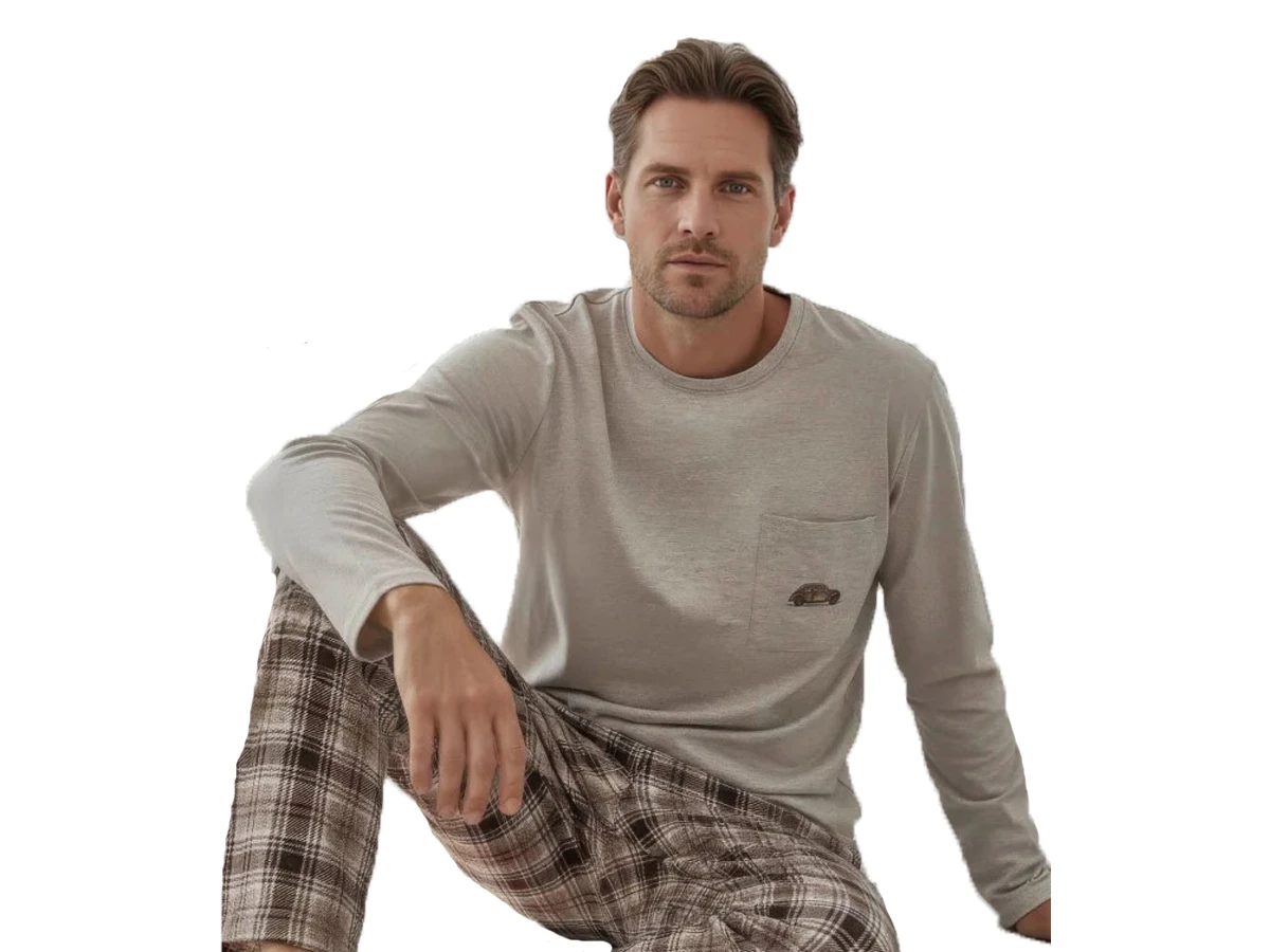 6'lı Penye Cep Detay Erkek Pijama Takım M/2xl 183867