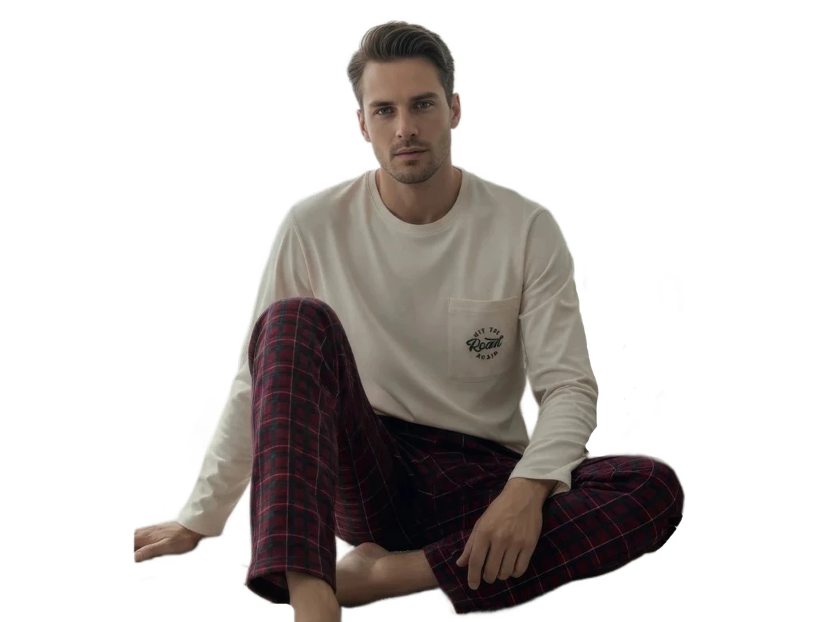 6'lı Penye Cep Detay Erkek Pijama Takım M/2xl 183855