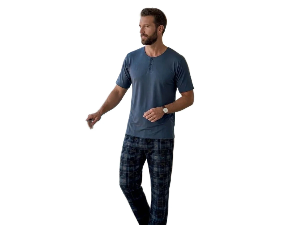 4'lı Penye Kısa Kol Erkek Pijama Takım M/2xl 183313