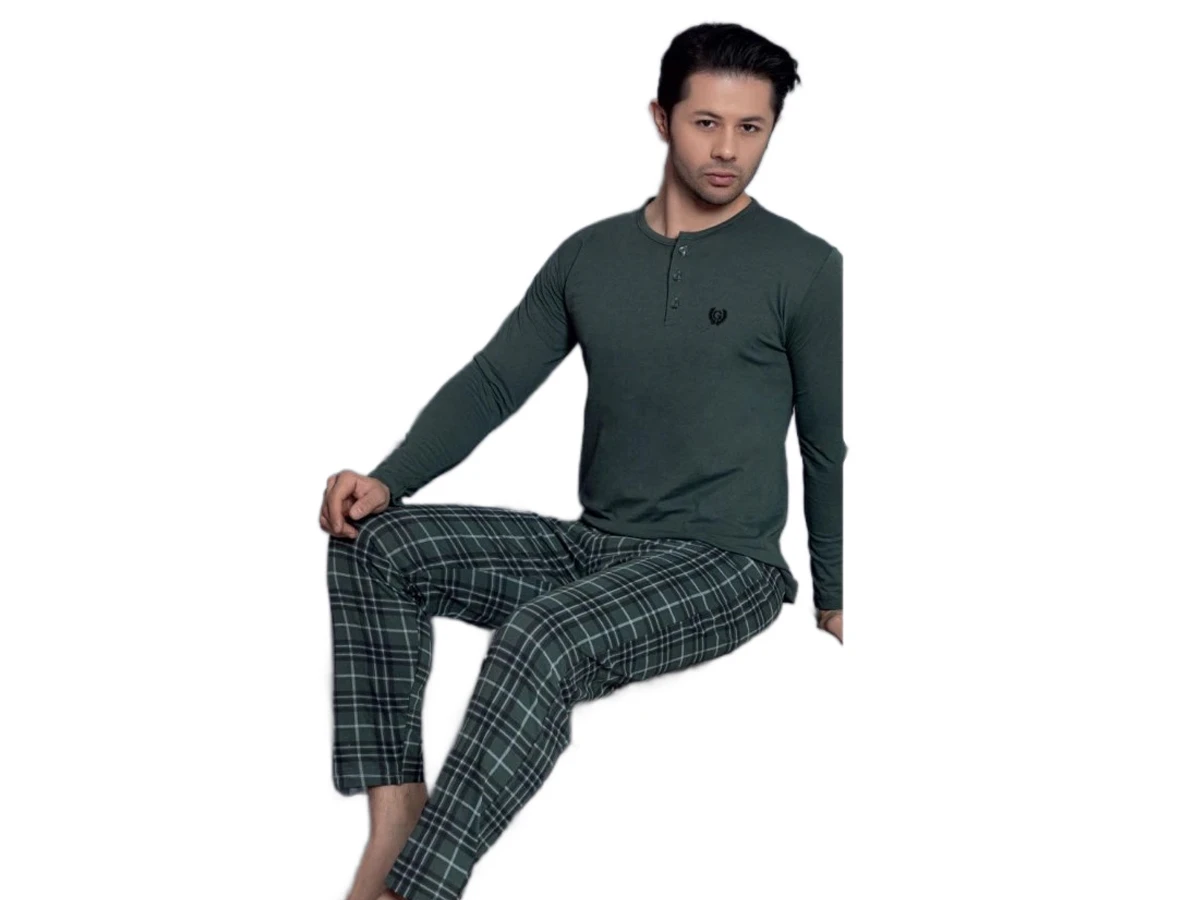4'lı Uzun Kol Erkek Pijama Takım 181497