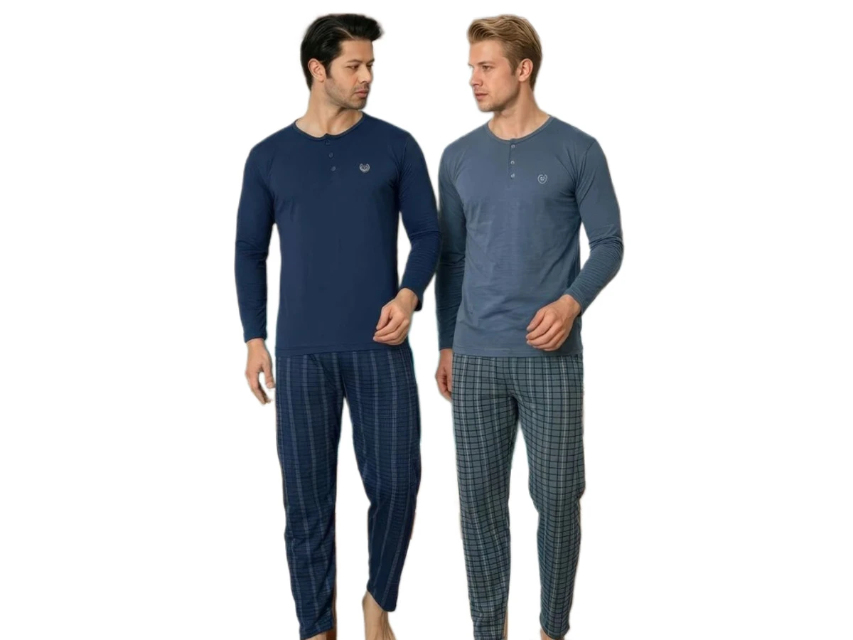 4'lı Uzun Kol Erkek Pijama Takım 182346