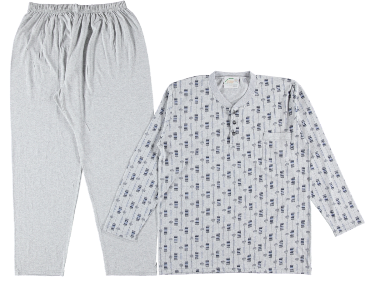 4'lı Üç Düğme Erkek Pijama Takımı 163688