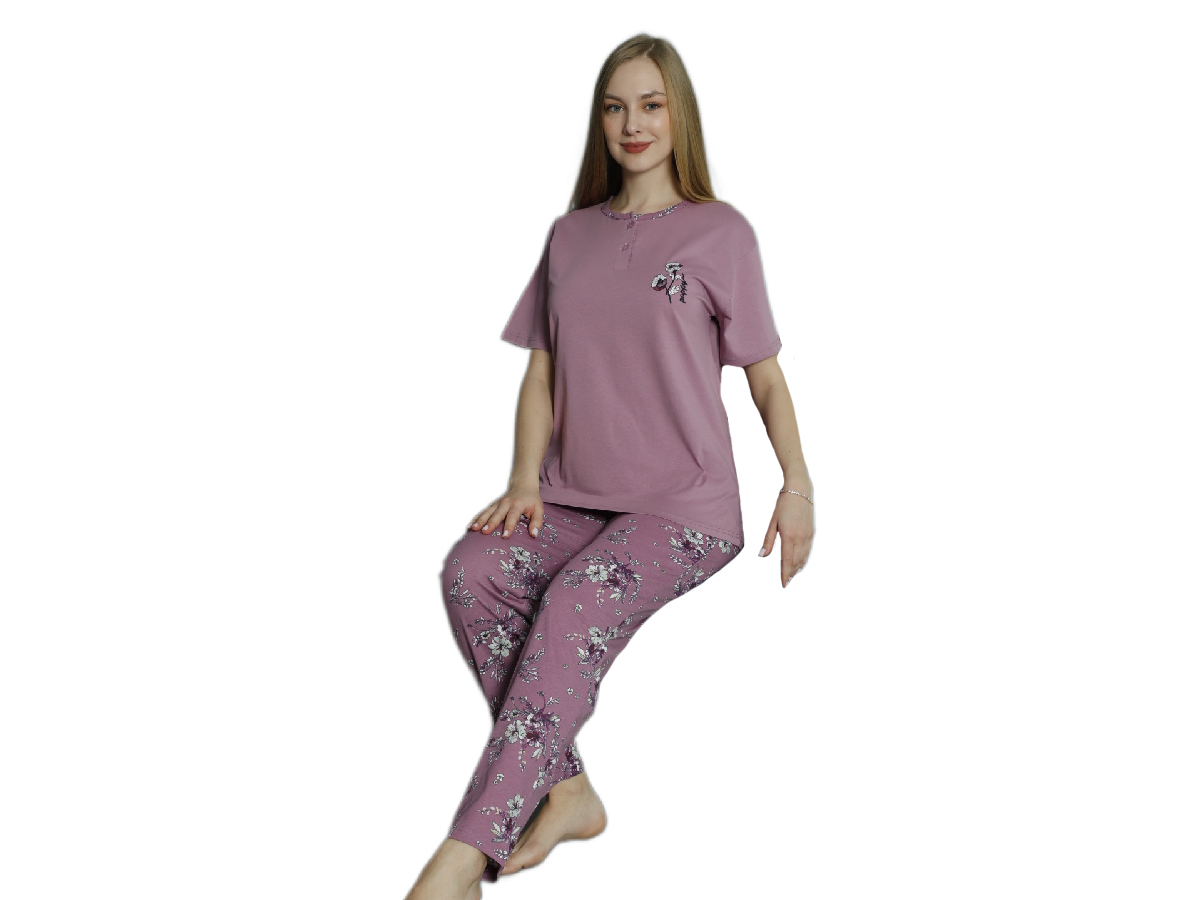 4'lı Kısa Kol Bayan Pijama Takım 166605