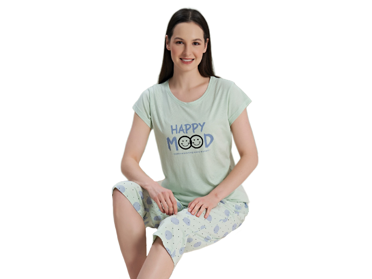4'lı Kapri Bayan Pijama Takım 165724