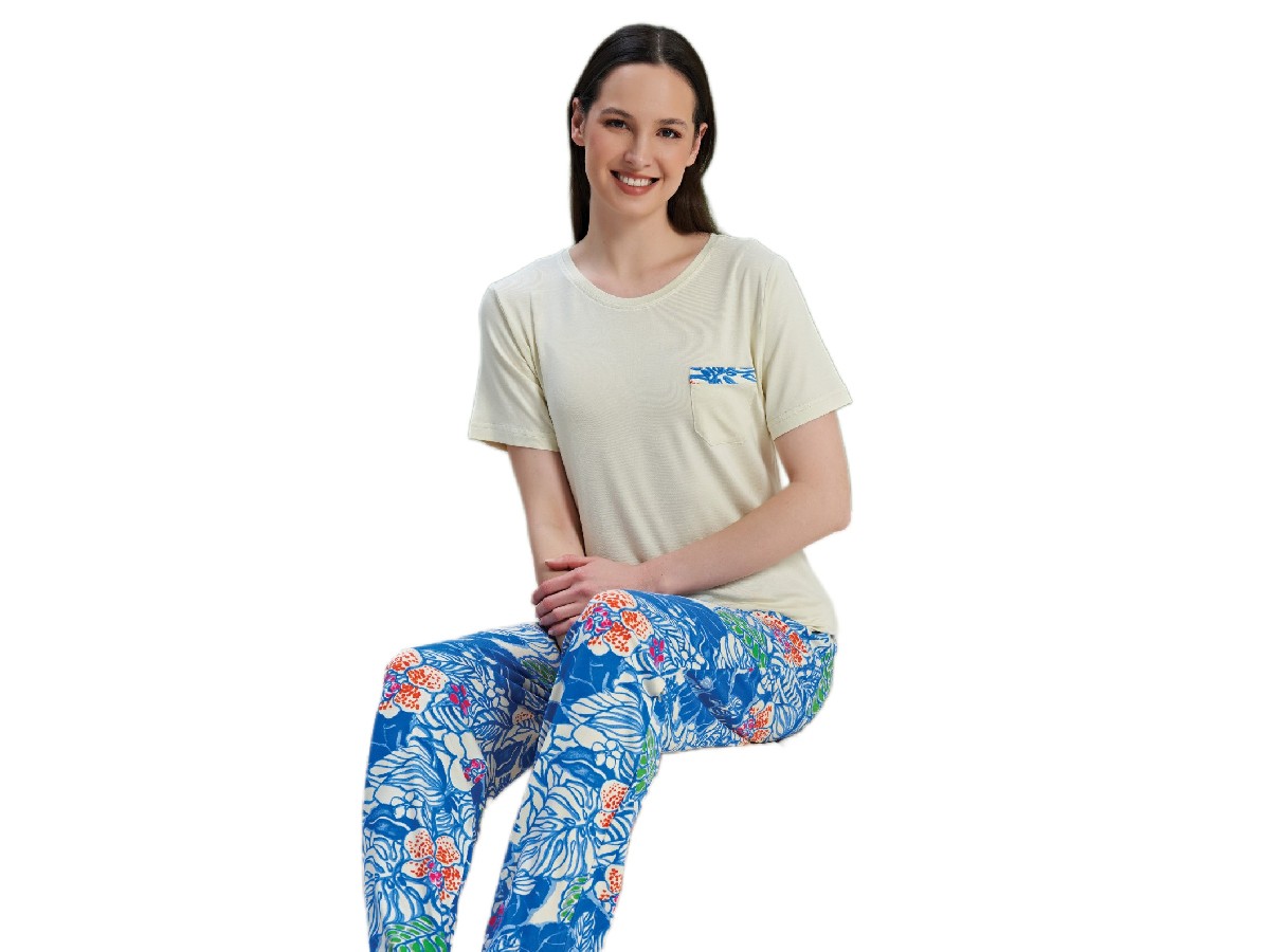 4'lı Viskon Bayan Pijama Takım 164844