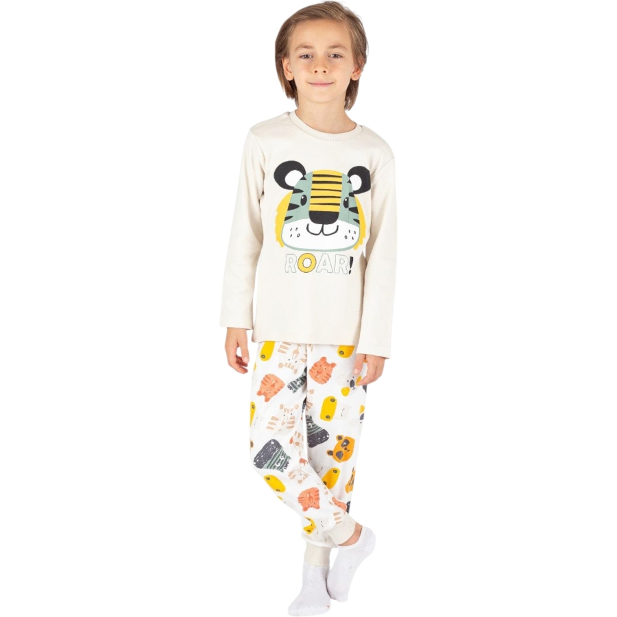 4'lı Tiger Roar Baskılı Erkek Pijama Takım 443110
