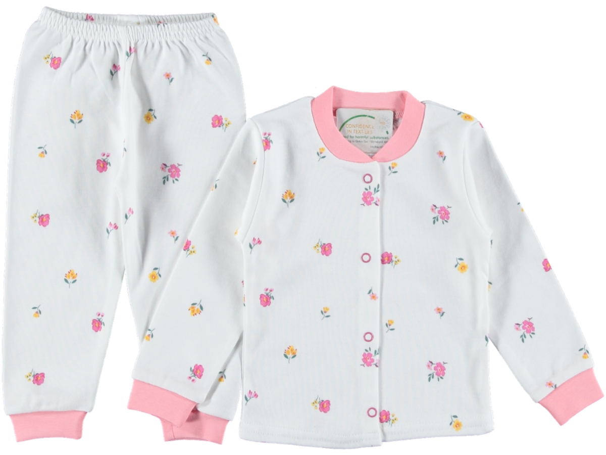 4'lı Çıtçıtlı Pijama Takım 6/24 Ay 172026