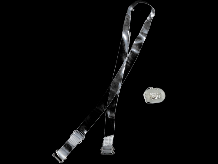 25'lı Sütyen Metal Uçlu Şeffaf Askı 128743