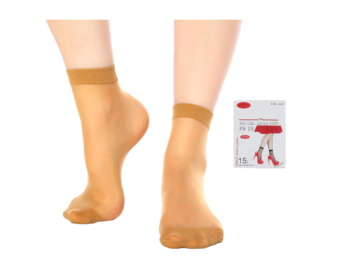12'lı Ten/57 Fit15 Soket Çorap 143063