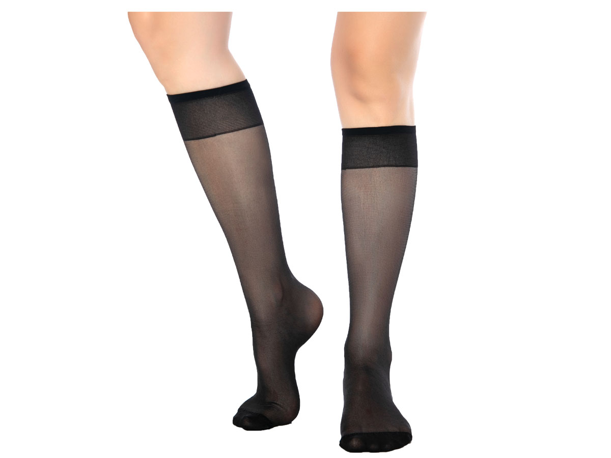 12'lı Siyah/500 Fit15 Dizaltı Çorap 143069