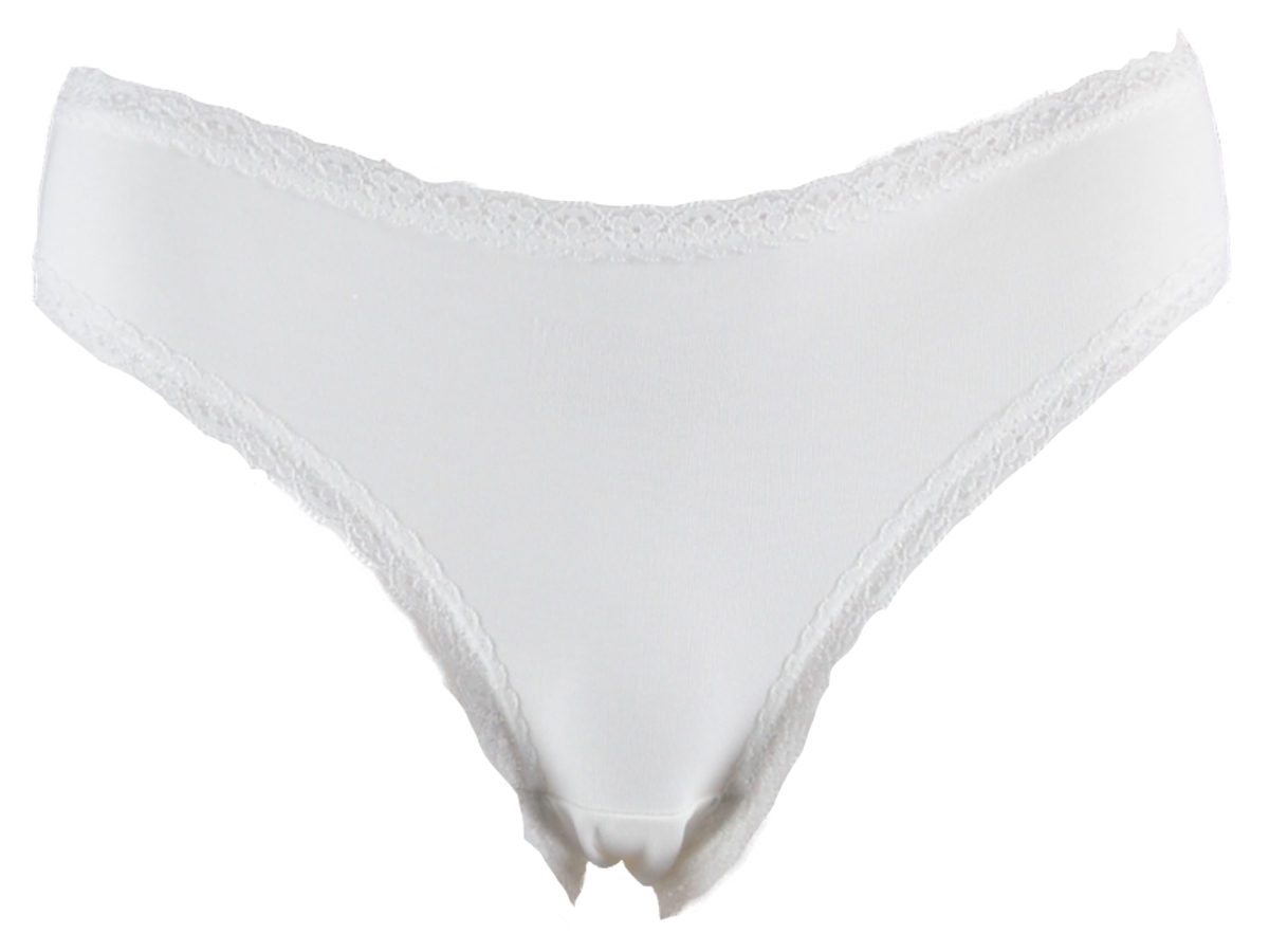 12'lı Ekru Likralı Dantelli Bikini 175720