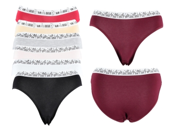 12'lı Bel Lastik Baskılı Bayan Bikini 154326