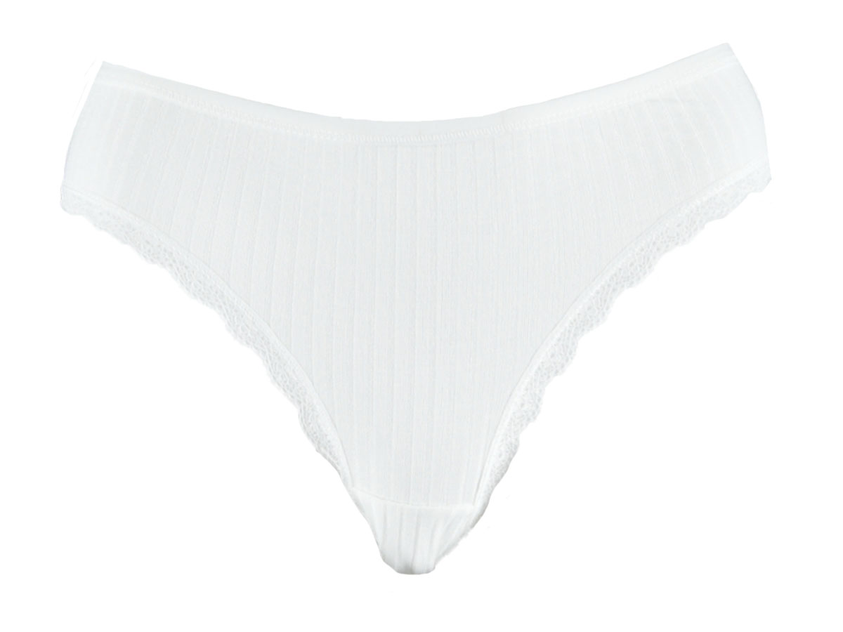 12'lı Ekru Likralı Derby Viskon Bayan Bikini 153067