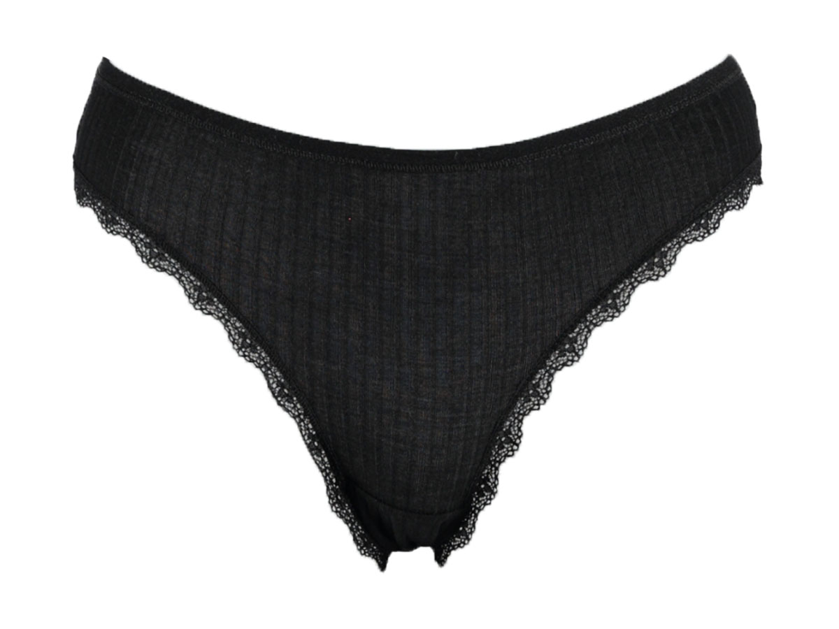 12'lı Siyah Likralı Derby Viskon Bayan Bikini 153063
