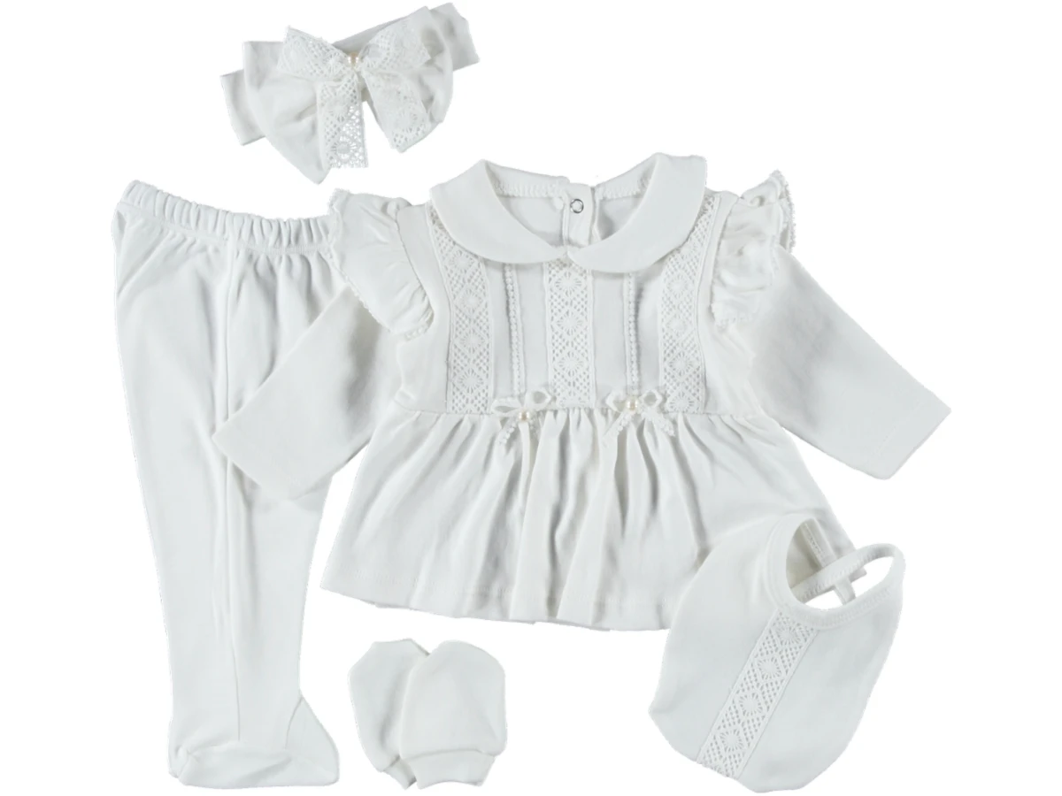 1'lı Fistolu Bandanalı 5 Li Zıbın Set 1/3 Ay 458972