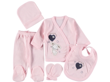 1'lı Bebek Askılı Kız Tavşan 5 Li 1/3 Ay 434591