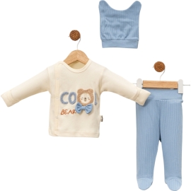 2'lı Cool Aslan Nakışlı Patikli 3'lü Takım 1/3 Ay 433231