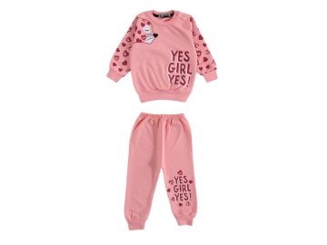 4'lı Kız Bebek Yes Gırl Yes Basklı Kız Tk 6/24 Ay 176565