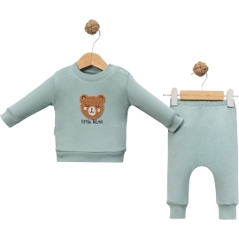 2'lı Süzine Little Bear Nakış Takım 1 Ay,2 Ay Erkek 446584