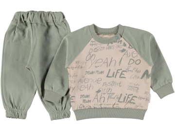 4'lı Yeah Life Baskılı İki İp Erkek Takım 6/18 Ay 444741