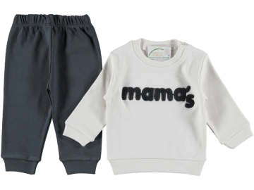 3'lı Süzüne Mamas Nakışlı Pakette Erkek Takım 6/12 Ay 408903