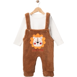 4'lı Lion King Nakışlı Welsoft Erkek Salopet 9/24 Ay 441978