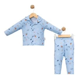 3'lı Gezegenler Askıda Lüks Pijama Tkm 6 Ay,9 Ay,12 Ay Erkek 451824