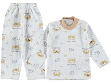 3'lı Raporlu Yıldızlı Koala Pijama Takım 421078