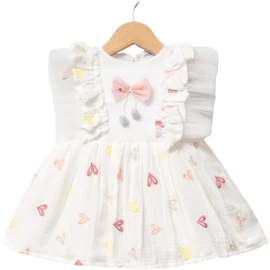 4'lı Moes Kalpli Muslin Y 6 Ay,9 Ay,12 Ay,18 Ay Kız 454103