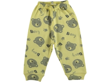 6'lı Panda Baskılı Ribanalı Alt 3/9 Ay 376793