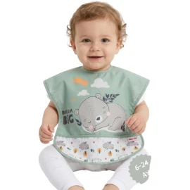 6'lı Koala Desen Kısa Kollu Bağlamalı Önlük 6 Ay,9 Ay,12 Ay,18 Ay,2y Uni 458903