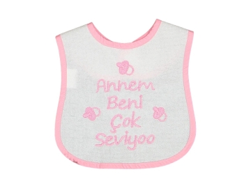 6'lı Annem Beni Çok Seviyoo Yazılı Önlük 425664