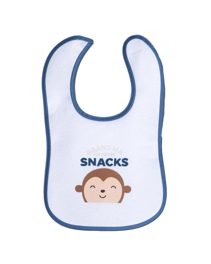 6'lı Snacks Baskılı Önlük 3 Ay 451142