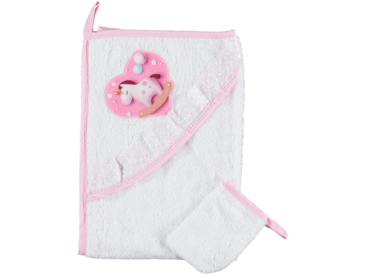 1'lı Bambu Bebe Kız Havlu 413527
