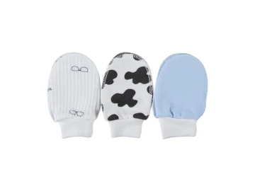 1'lı Unisex Karışık Desenli Eldiven 1/3 Ay 462499