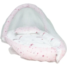 1'lı Cibinlikli Baby Nest Yatak 1 Ay,2 Ay,3 Ay,6 Ay Uni 465565