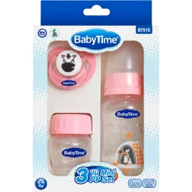 1'lı Mini Üçlü Set Pp Pembe 6 Ay Kız 462517
