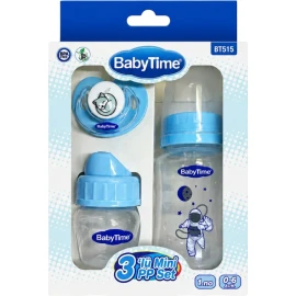 1'lı Mini Üçlü Set Pp Mavi 6 Ay Erkek 462516