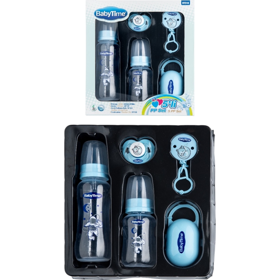 1'lı Babytime 5’li Pp Set Mavi 1/18 Ay 433725