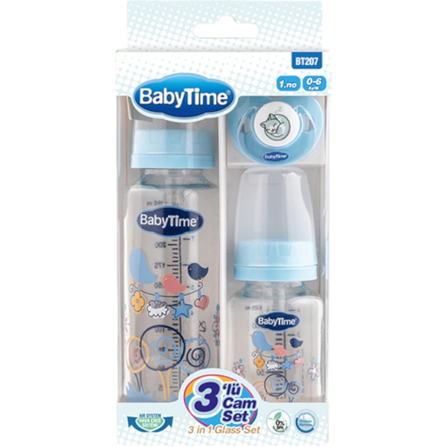 1'lı Banytime 3’lü Cam Set Mavi 1/18 Ay 433716