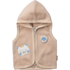 4'lı Kedi Nakışlı Polar Yelek 9/24 Ay 438312