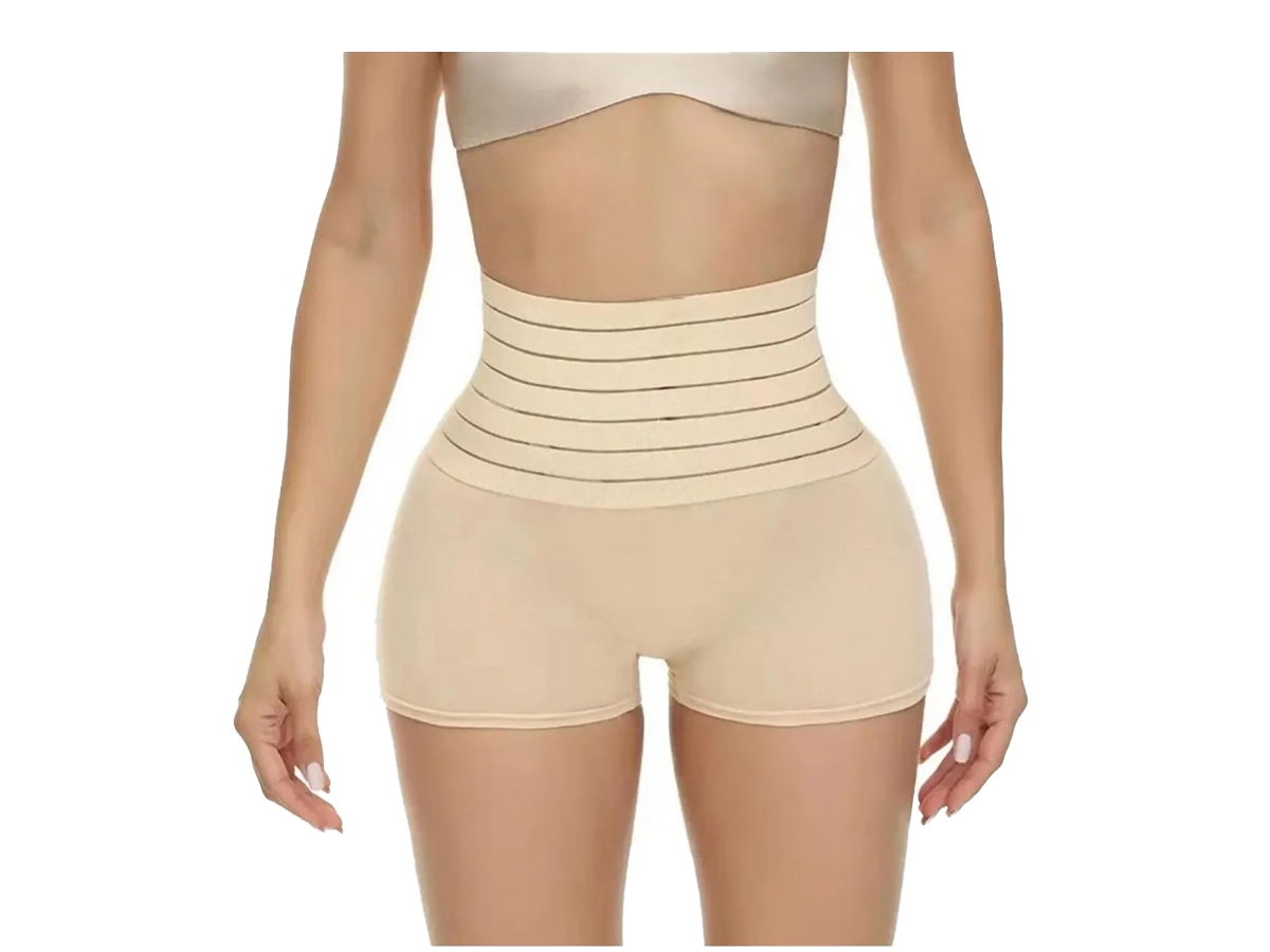 1'lı Ten Lazer Kesim Yüksel Bel Boxer Korse 174952