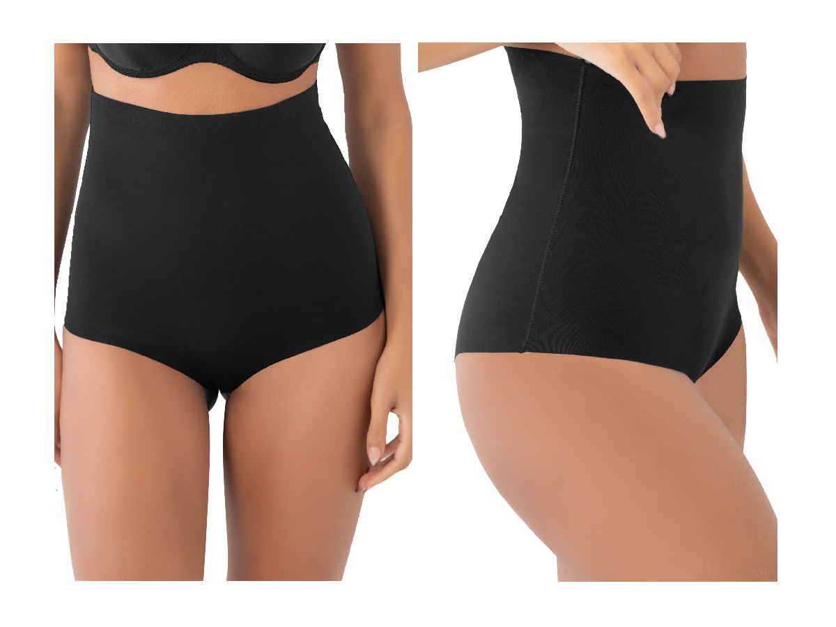 1'lı Siyah Lazer Kesim Yüksek Bel Slip Korse 166215