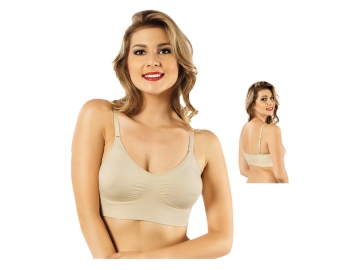 1'lı Beyaz İp Askılı Pedli Sütyen 148711