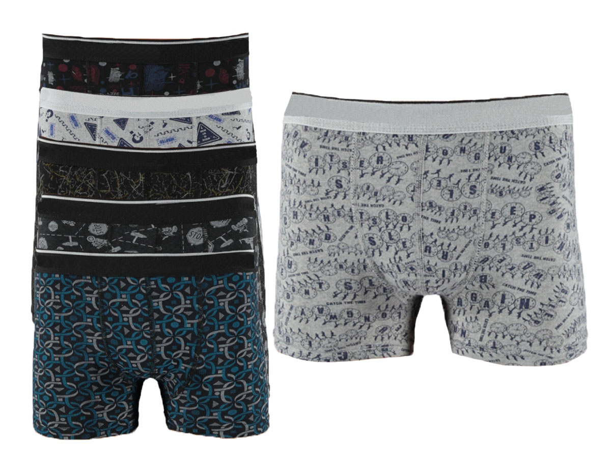 12'lı Desenli Likralı Erkek Boxer 139694