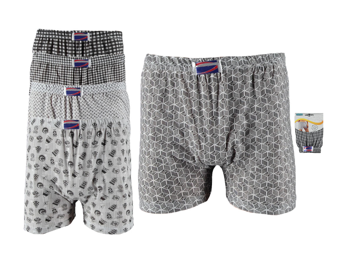 10'lı Empirme Desenli Erkek Boxer 139112