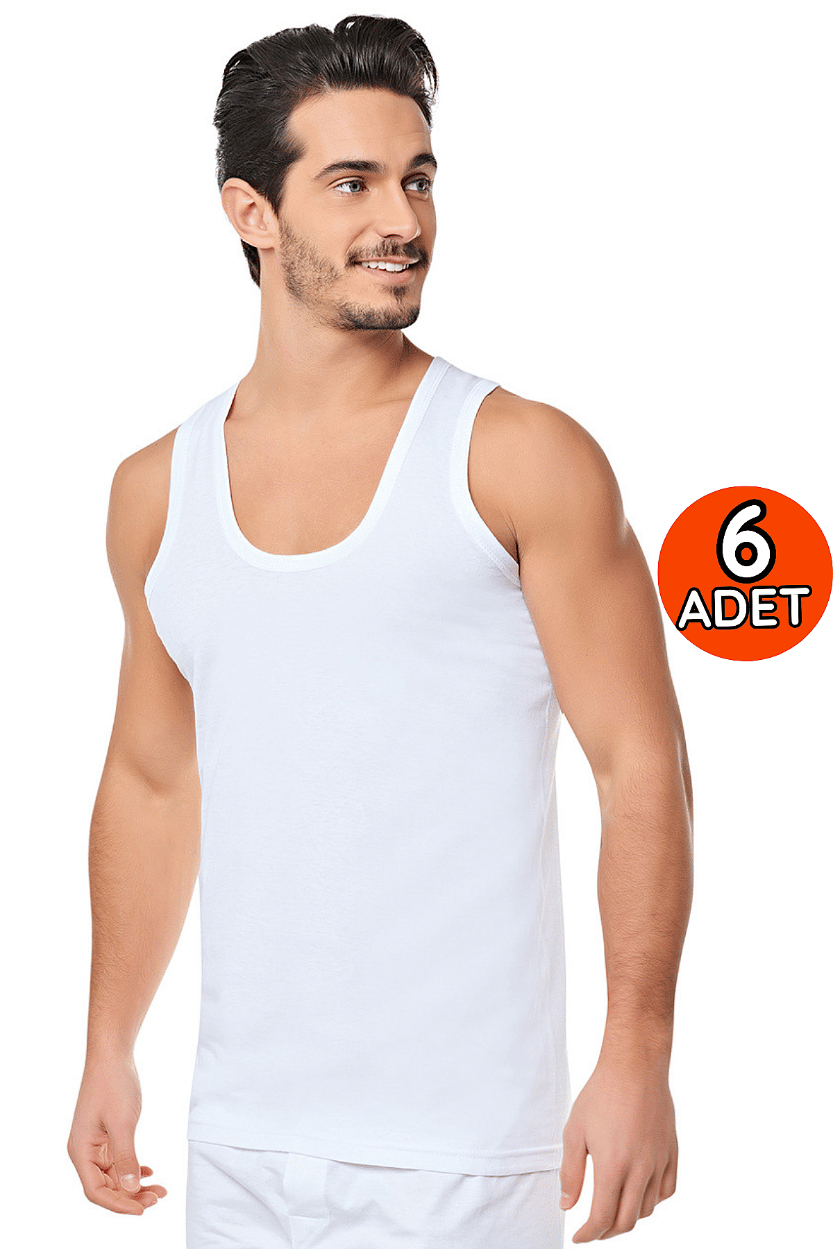 0001 Seher Erkek Penye Atlet 6'lı Paket