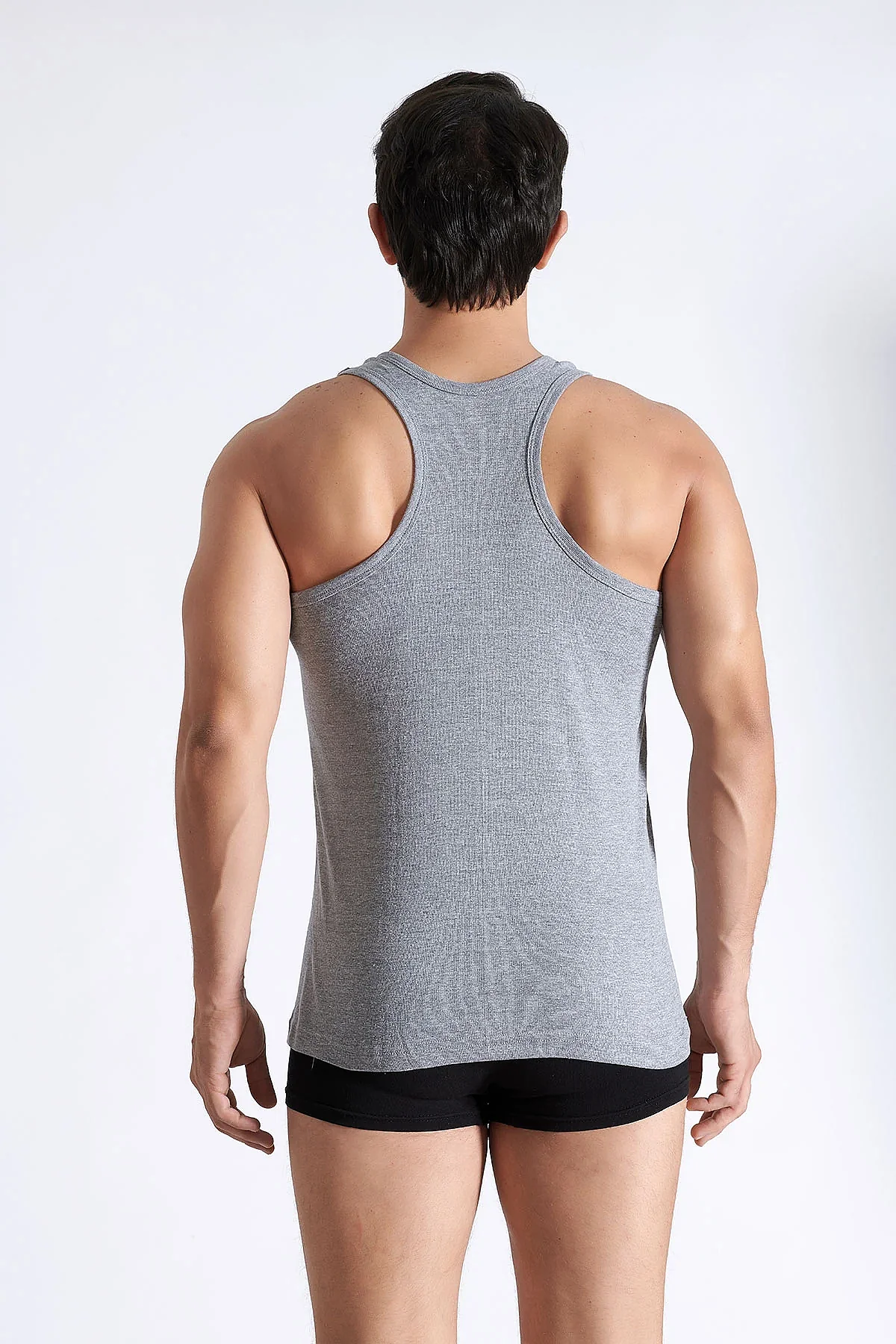 0118 Tutku Gri Erkek Ribana Spor Atlet